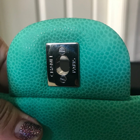 SOLD !!! Chane Caviar Double Flap Maxi - Picture 7 of 8